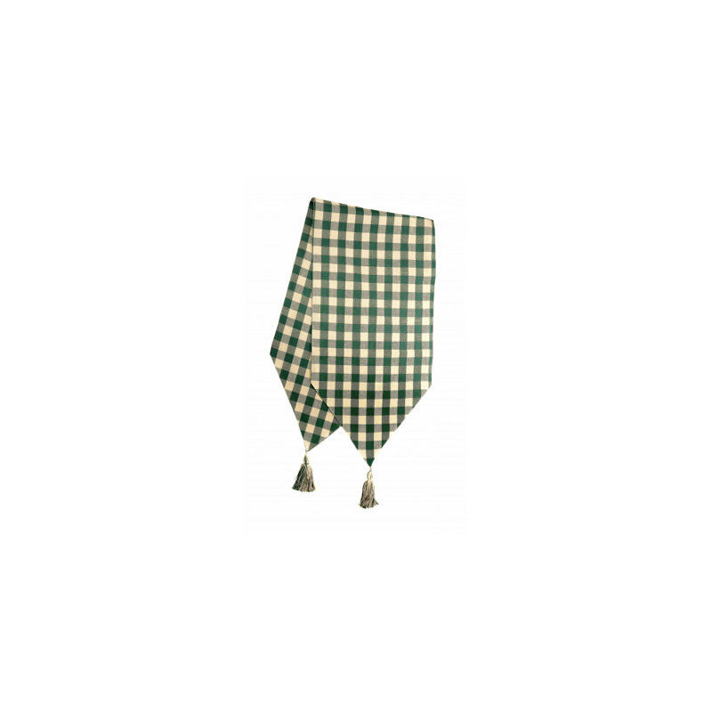 Chemin de table Dingman, 72 po x 13 po, Vert