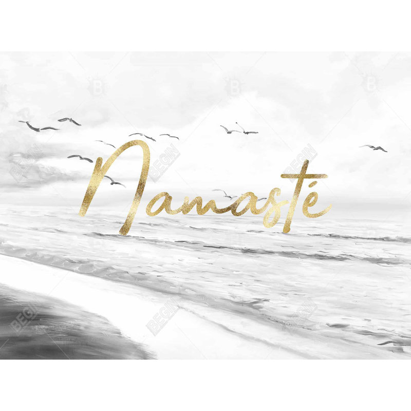 Namaste Beach, chambre à coucher, toile, décoration murale