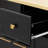 Kitchen Island with 6 Drawers, Pull Out Trash Can Storage, Rolling Kitchen Island on 5 Wheels with Drop Leaf, Power Outlet, 5 Open Side Racks for Kitchen, Dining Room, Black-50091082