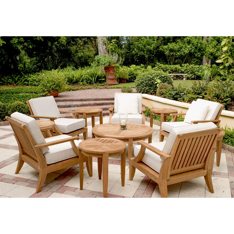 11 Piece Laguna Lounge Set with Sunbrella Cushions