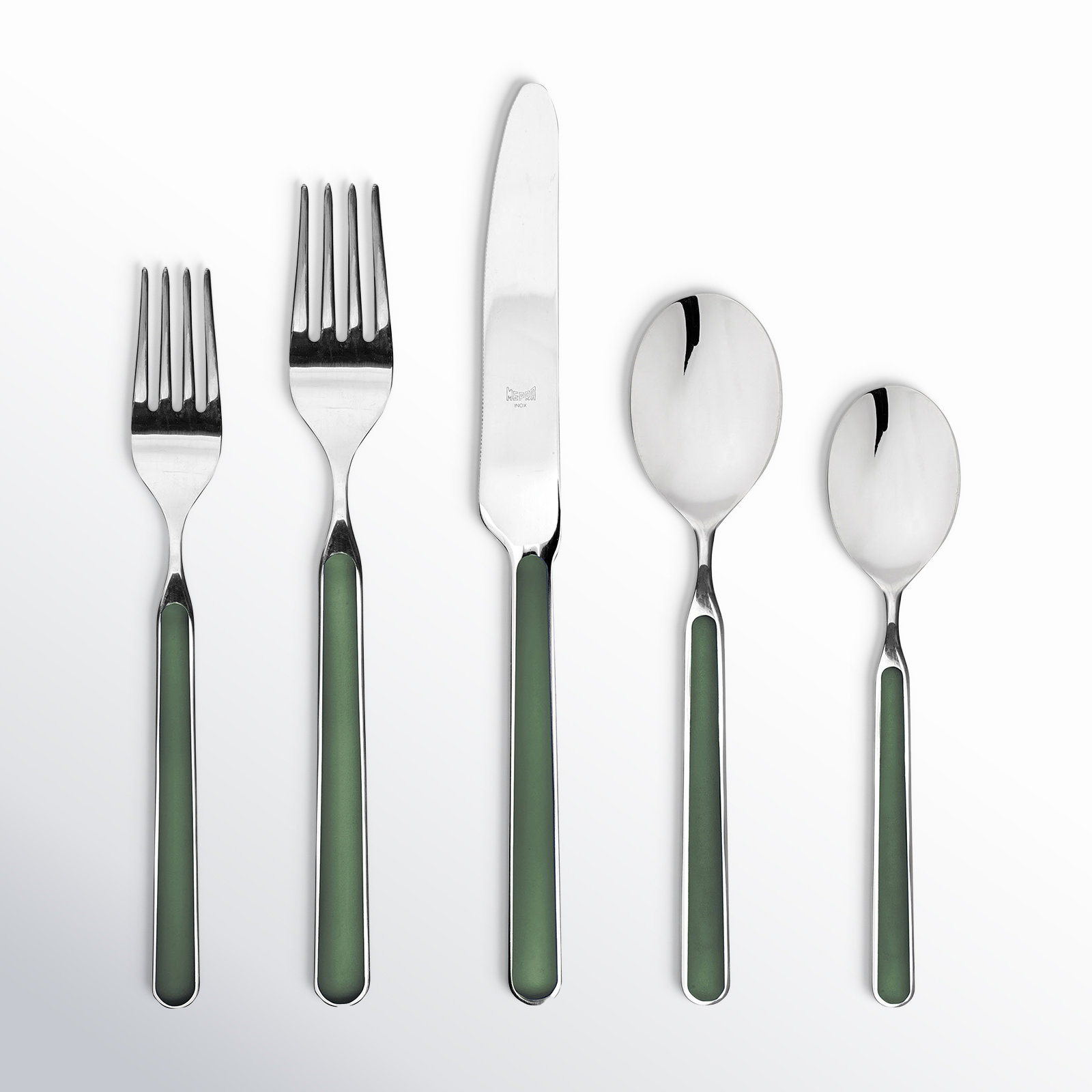 Fantasia Flatware Set - Service for 4, Green