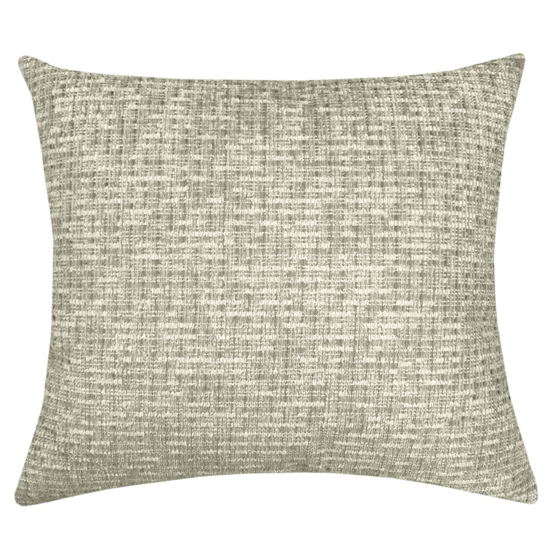Jacobson Plaid Pillow Cover & Insert, 18" x 20", Ivory