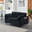 Canapé-lit rembourré avec coussin et poches-940401459