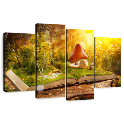 Kelan Fantasy Home Champignon sur livre