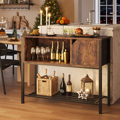 Octavia 41.73" Console Table with Adjustable Shelf