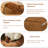 74.8"Brown Chenille Goose down Sofa Bed with Cushions