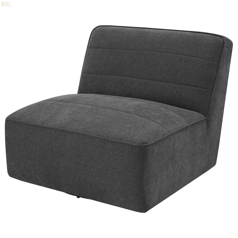 Fauteuil pivotant gris anthracite Manhattan (un seul siège)