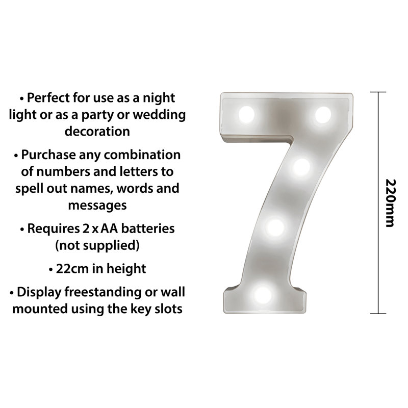 Sahiyah 22.5 cm H LED Sign