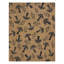 Tapis intérieur / extérieur en polypropylène tissé à plat à motif de champignon brun crème / brun Solterra Kinoko-114547502