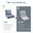 6" Outdoor Cushions For Patio Furniture, 22X24x6 Thick Seat Cushion Set Of 3, Fade Resistant Couch Chair Replacement Cushions High Density Deep Wicker Chair Cushion W/Removable Cover-181668599