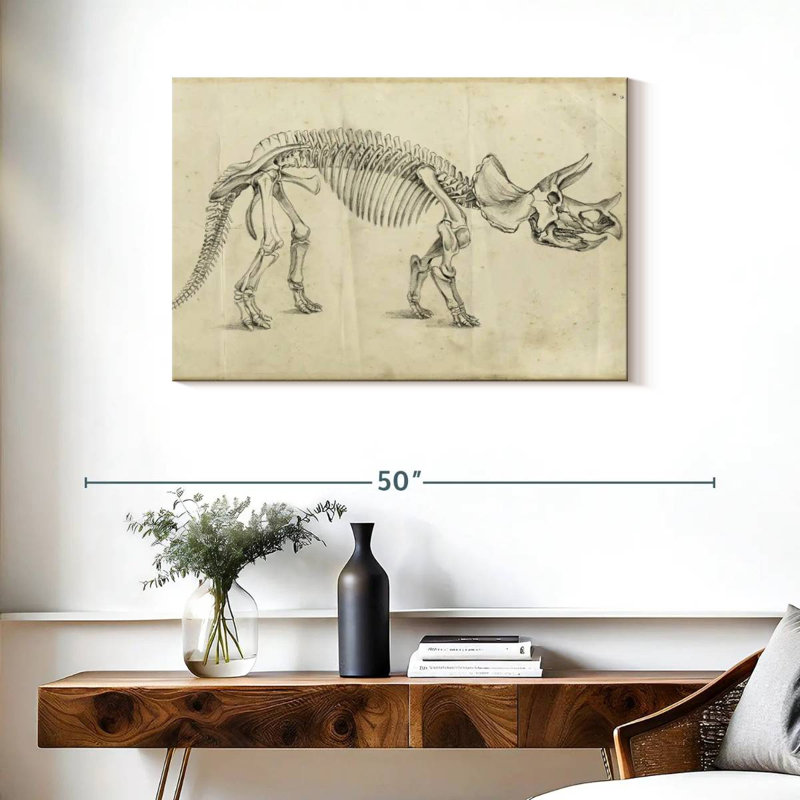 Dinosaur Study II, 24" H x 36" W