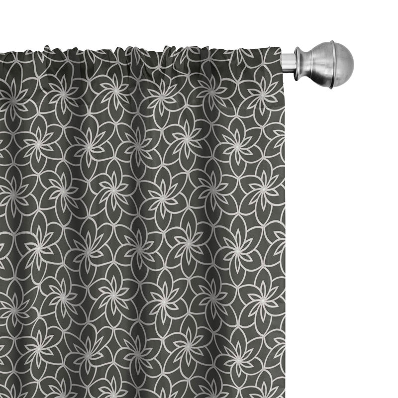 Ballweg Semi Sheer Curtain Pair, 56" W x 84" L