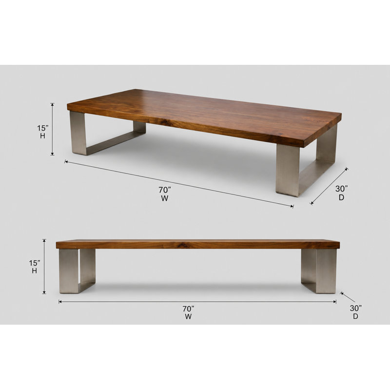 Haley Large Solid Wood Coffee Table