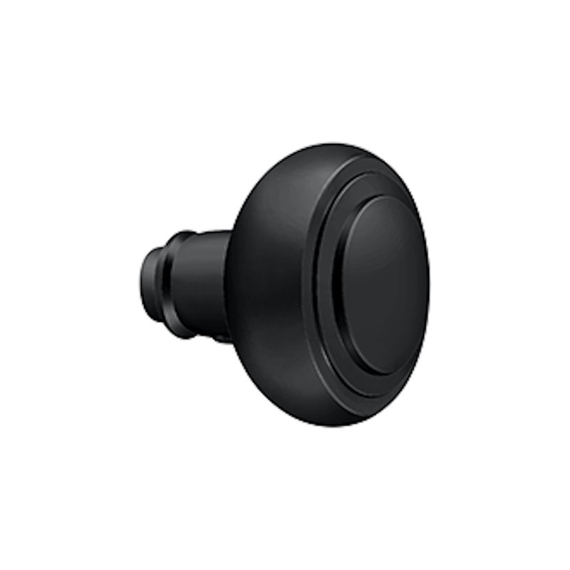 Deltana SDL688U19 / Knob - Bouton d'accessoires pour SDL688, laiton massif peint en noir, Peinture noire