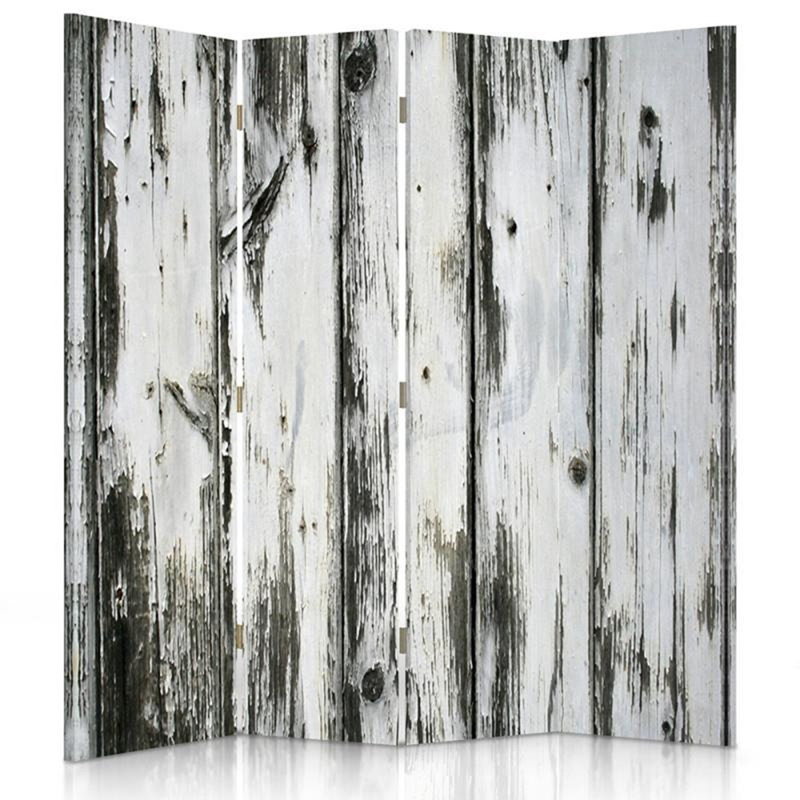 Kirby 150cm W 3 - Panel Solid Wood Folding Room Divider, 4, 110cm H x 150cm W x 2.2cm D, Grey
