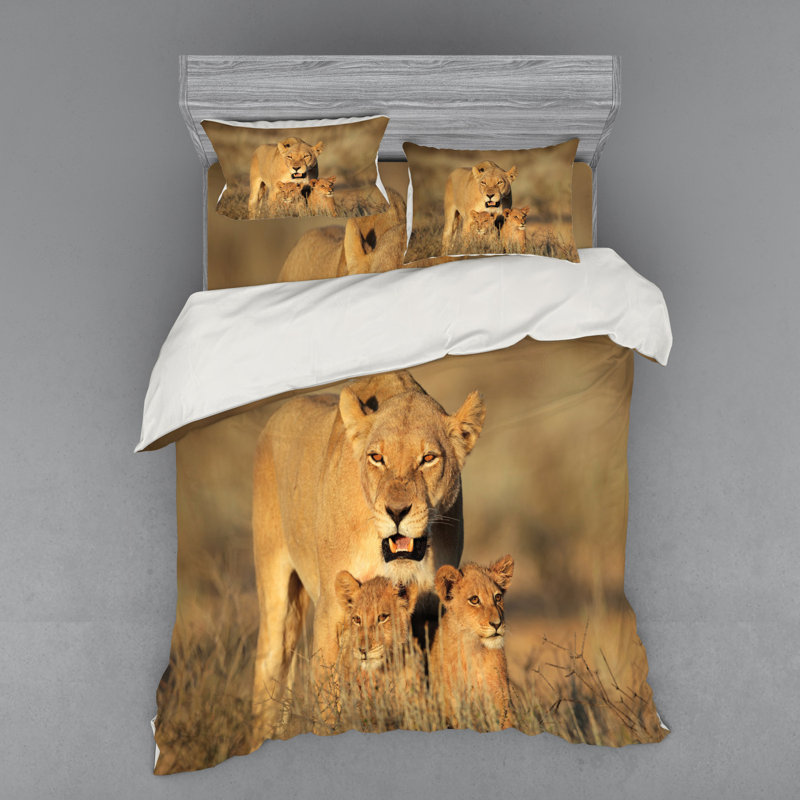 Eclectic Polyester Duvet Cover, Queen Duvet Cover + 3 Additional Pieces