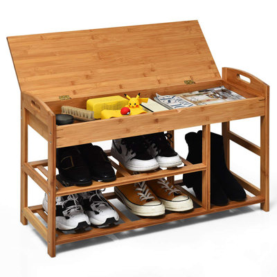 Bamboo Storage Bench