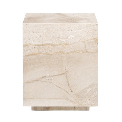 Square Marble Accent_End Table