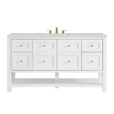 Breckenridge 60'' Single Bathroom Vanity with Top
