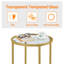Table d'appoint ronde avec plateau en verre-2027567627