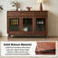 Buffet en noyer massif 51,18 po