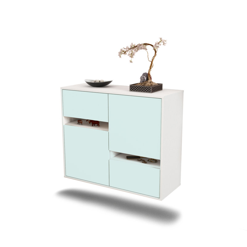 Schulman 92cm Sideboard, Anthracite/Concrete
