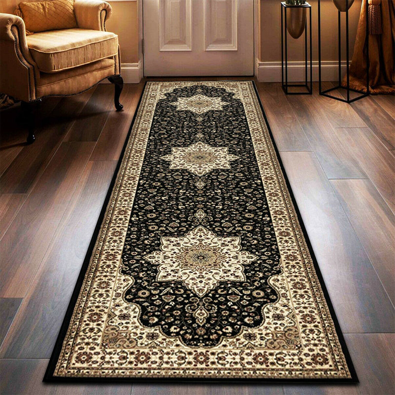 Non Slip Large Traditional Rugs Living Room Bedroom Carpet Hallway Runner Rug,  Rectangle 120 x 170cm