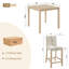 Ensembles de table de salle à manger compacts (doivent inclure la table et la chaise), cuisine moderne en bois