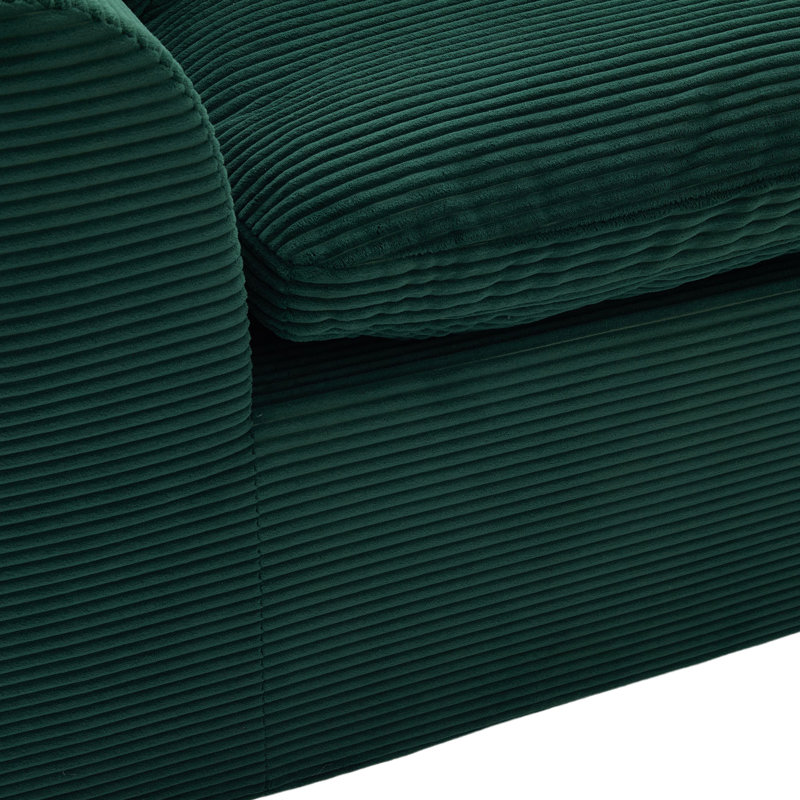 Canapé confortable et ergonomique à deux places, en mousse haute densité, avec housses de coussin amovibles. Parfait pour la chambre à coucher. Motif nuage moderne, support et design.