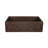 30" Hammered Copper Kitchen Apron Single Basin Sink with Scroll Design with Matching Drain and Accessories