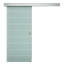 Landyn 90cm Sliding Glass Door Set Frosted Stripe w/ Handle Living Room Office