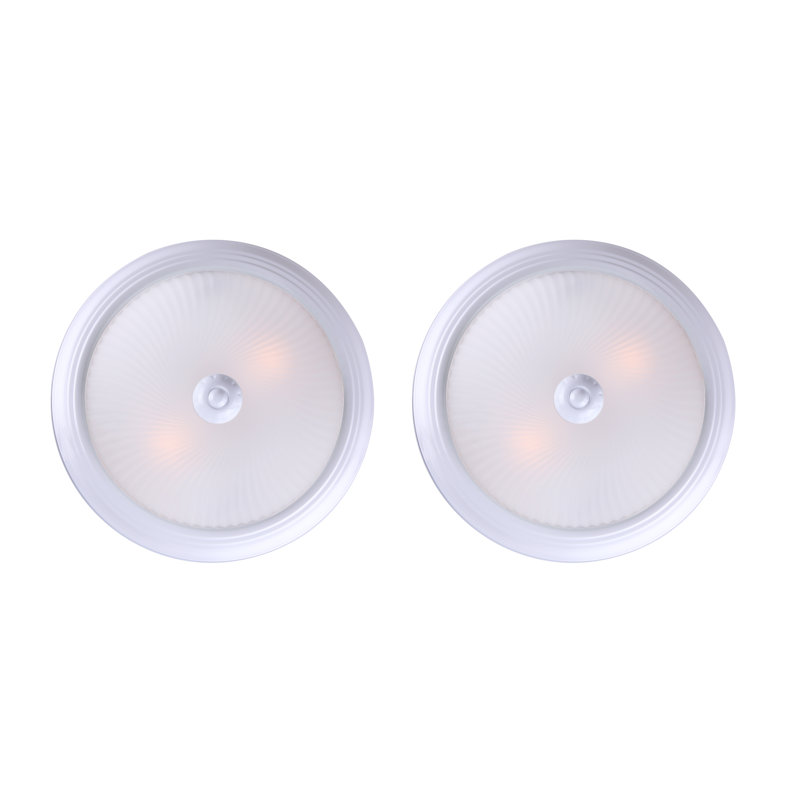 Loggins Flush Mount, White