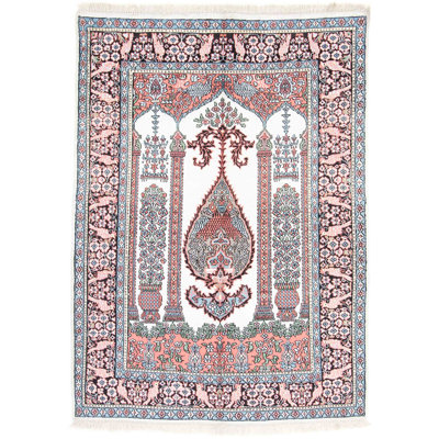 Rectangle 120 cm x 180 cm Oriental Hand Woven Area Rug
