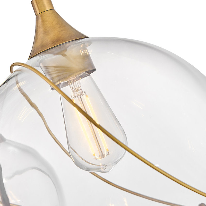 Skye 18 Light Pendant by Lisa McDennon, Clear