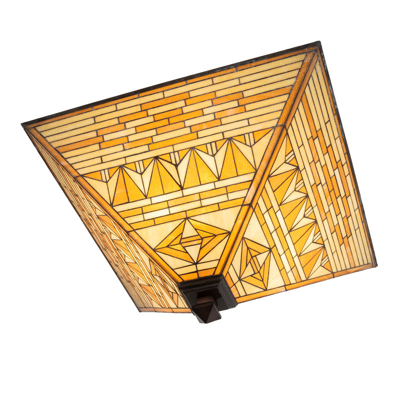 Valencia Mission 4 - Light Flush Mount