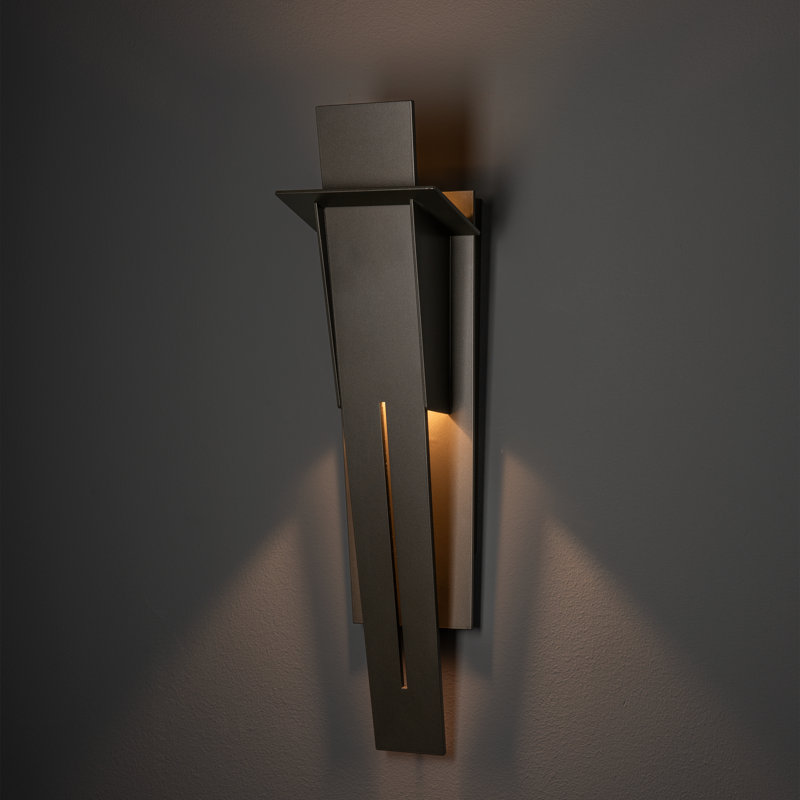 Linea Outdoor Wall Sconce, 21.9" H x 6" W x 4.5" D, Coastal Dark Smoke