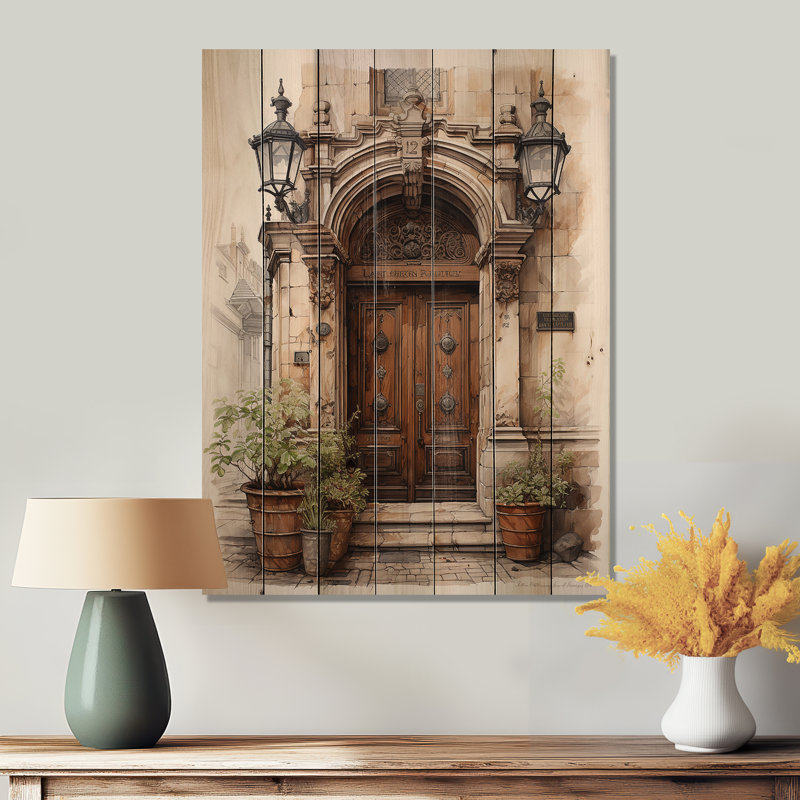 France Lyon Old Town Door II, 40" H x 30" W x 0.78" D