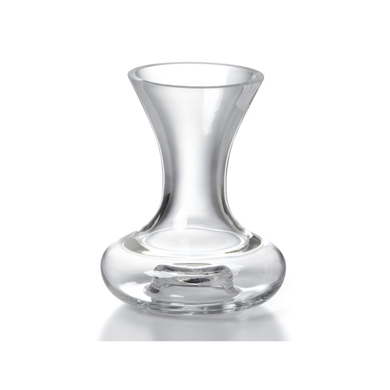 Porte-photophore réversible en verre vase, H 6 po x l 4,5 po x P 4,5 po