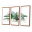 Winter Forest Landscape Nature Scene - Country, ensemble d'art mural sur toile encadré de 3-379959122-379959132