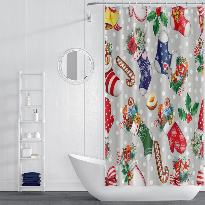 Rideau de douche simple, Multi, H 93 po x l 70 po x P 6 po