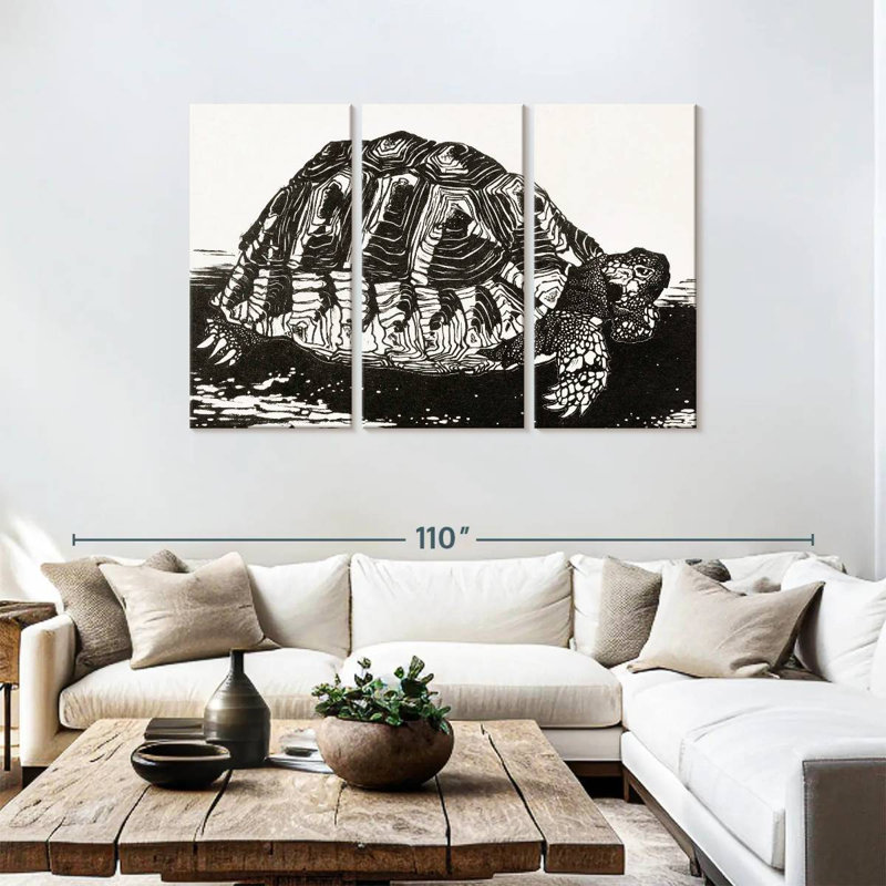 Brampt The Turtle, 48" H x 74" W