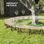 Banc de jardin en bois Berneda Outsunny-112891083
