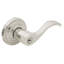 Wave Keyed (Entry) Door Lever with Rosette-59711920-21454519-22084127