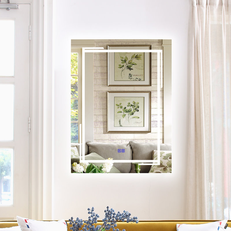 Larocco Flat Wall Mirror