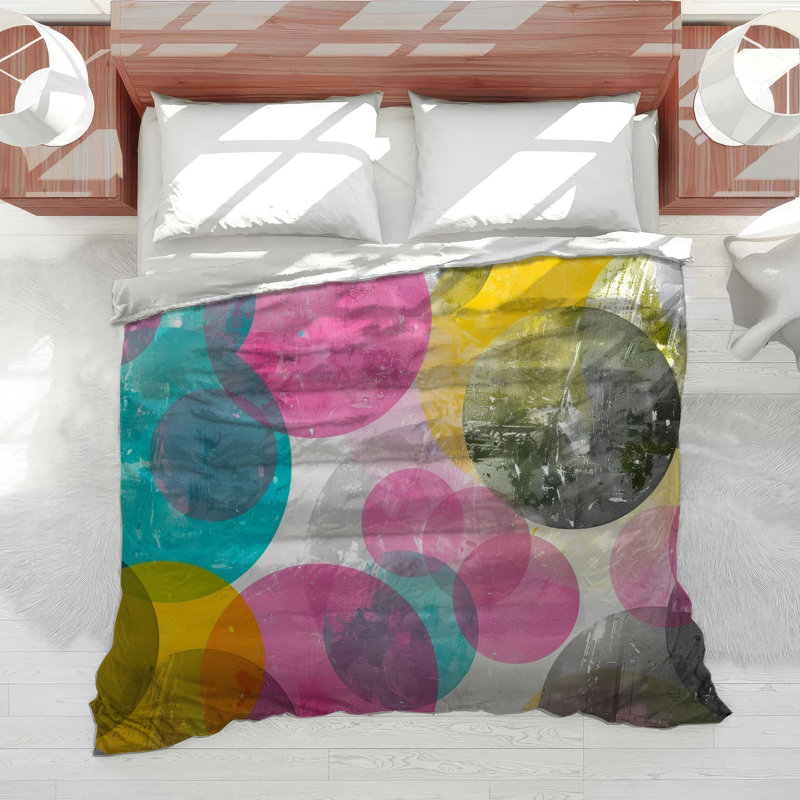 Bubbles Bedding Graphic Comforter Minimalist, Twin XL Comforter