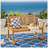 Acacia Wood Patio Rocking Loveseat With Armrests, Slatted Seat And Backrest For Outdoor Relaxation-254701993
