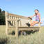 Lexi Solid Wood Pine Outdoor Bench-839945618-839945612