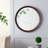 20X1.5"Transitional Decor Style Mango Wood Wall Mirror Wall Decor