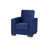 Blue Microfiber/Microsuede