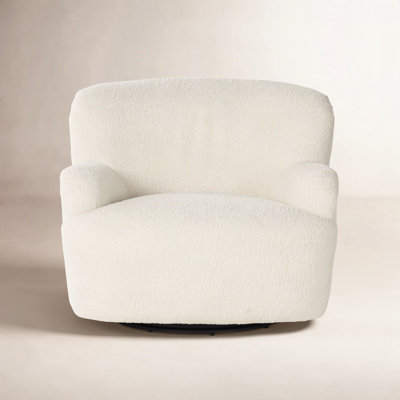Maxton Upholstered Swivel Armchair